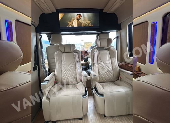 luxury force urbania van with recliner massager seats hire delhi